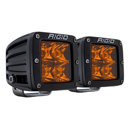 D-Series Spot with Amber PRO Lens Pair Rigid Industries